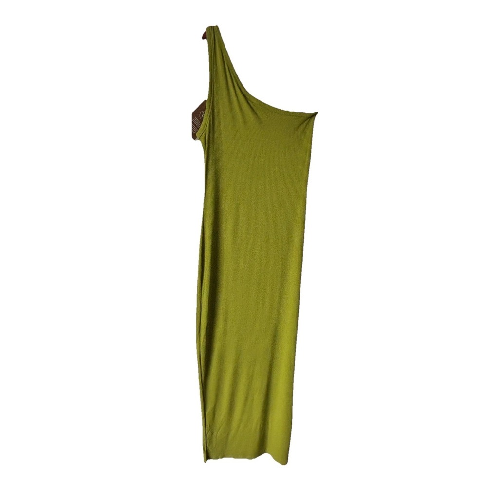 Vera Moda One Shoulder Ribbed Maxi Dress NWT size Small 7/8 Length US Sz 4